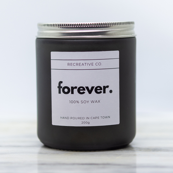 Forever 100% soy wax candle